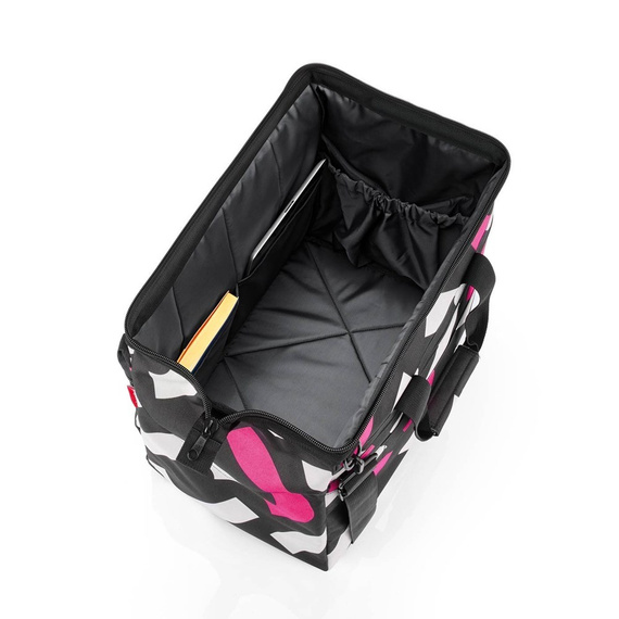 Torba podróżna Reisenthel allrounder L pocket czarno-różowa