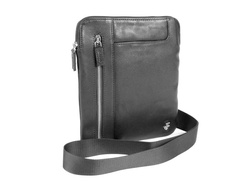 Torba z eko skóry Beverly Hills Polo Club BH-1161 czarna