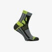 Skarpety do biegania termoaktywne szaro-zielone SOCKS RUN rozm. 36/38