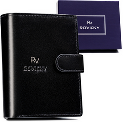 Portfel męski z zapięciem Rovicky RV-7680272 czarny