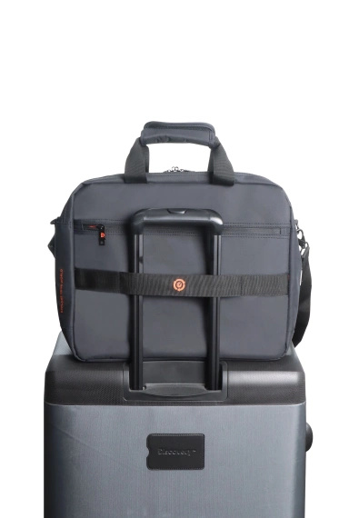 Torba na laptopa z poliestru Discovery Geyser 1208 czarna