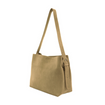 Torebka damska shopper zamszowa Solier FL38 camel