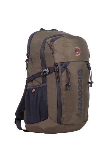 Plecak na laptopa z poliestru Discovery Path khaki