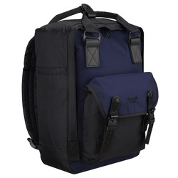 Plecak damski miejski Himawari 188L-86 czarno-granatowy