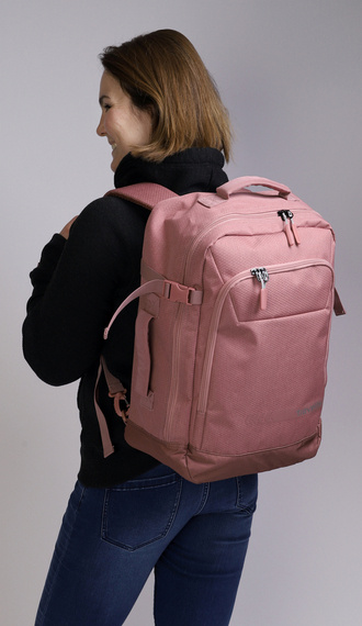 Plecak podróżny miejski, torba na ramię różowa Travelite Kick-Off 6912-14